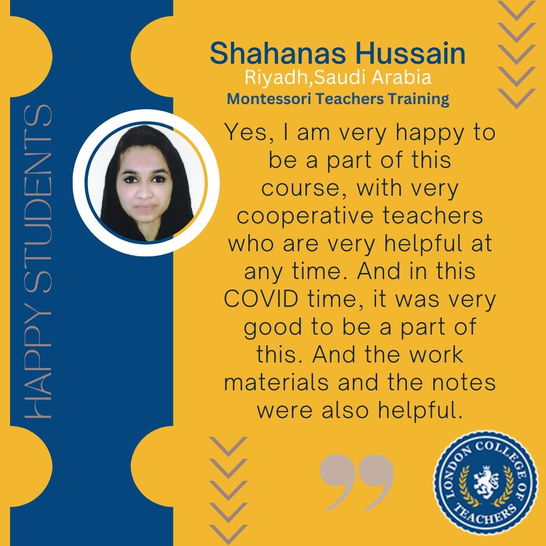 Montessori Teacher Training