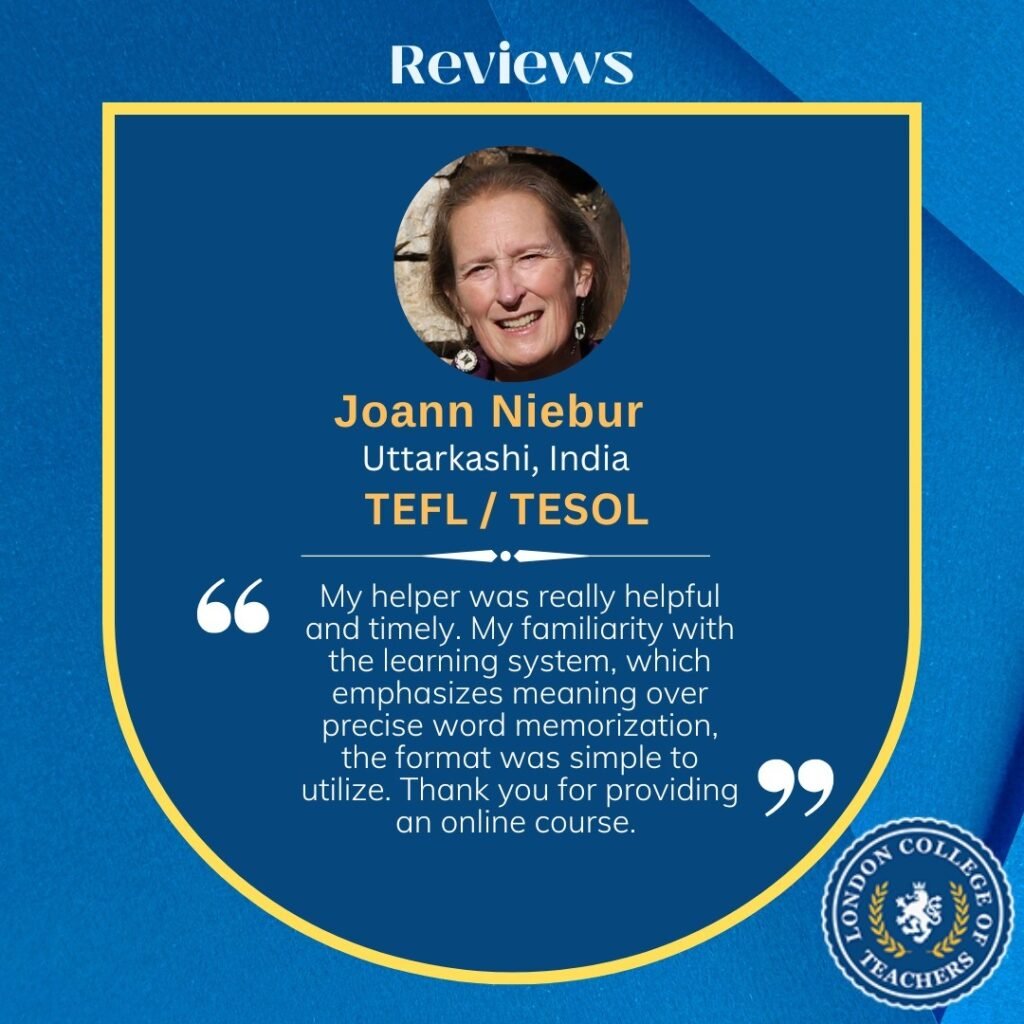 TEFL and TESOL Certification Online