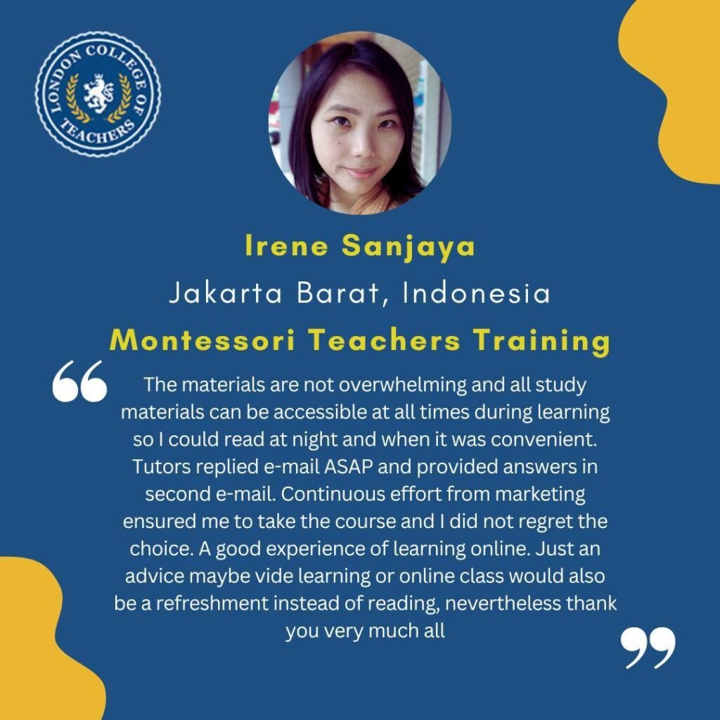 Montessori Teacher Training Course