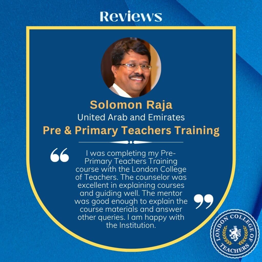 Pre and Primary Teacher Training